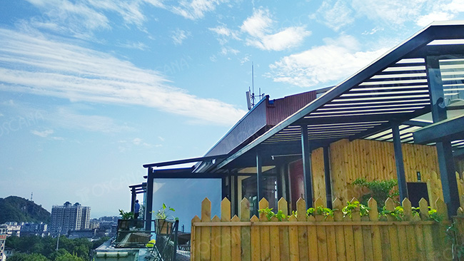 遮阳篷商业案例：桂林26°酒店