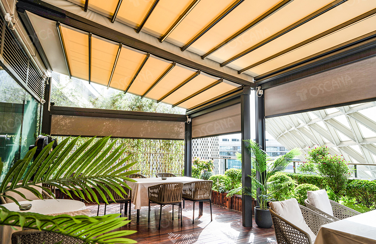 遮阳商业案例：上海爱琴海购物公园