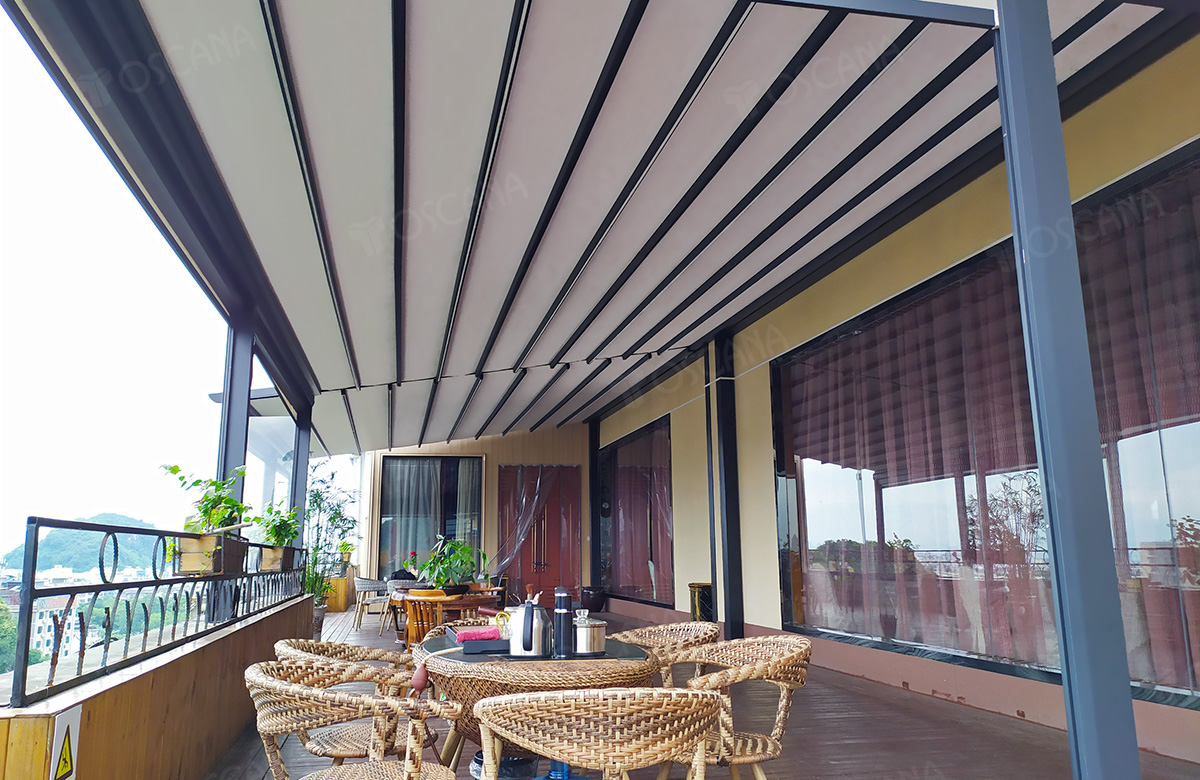 遮阳篷商业案例：桂林26°酒店